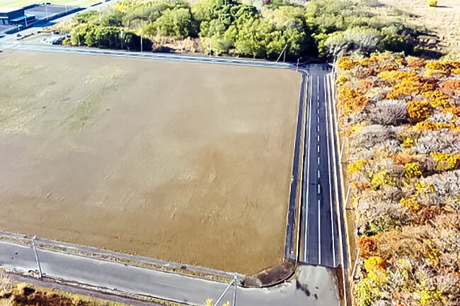 石狩湾新港地域 銭函地区土地区画整理事業 9工区2造成工事、18m道路